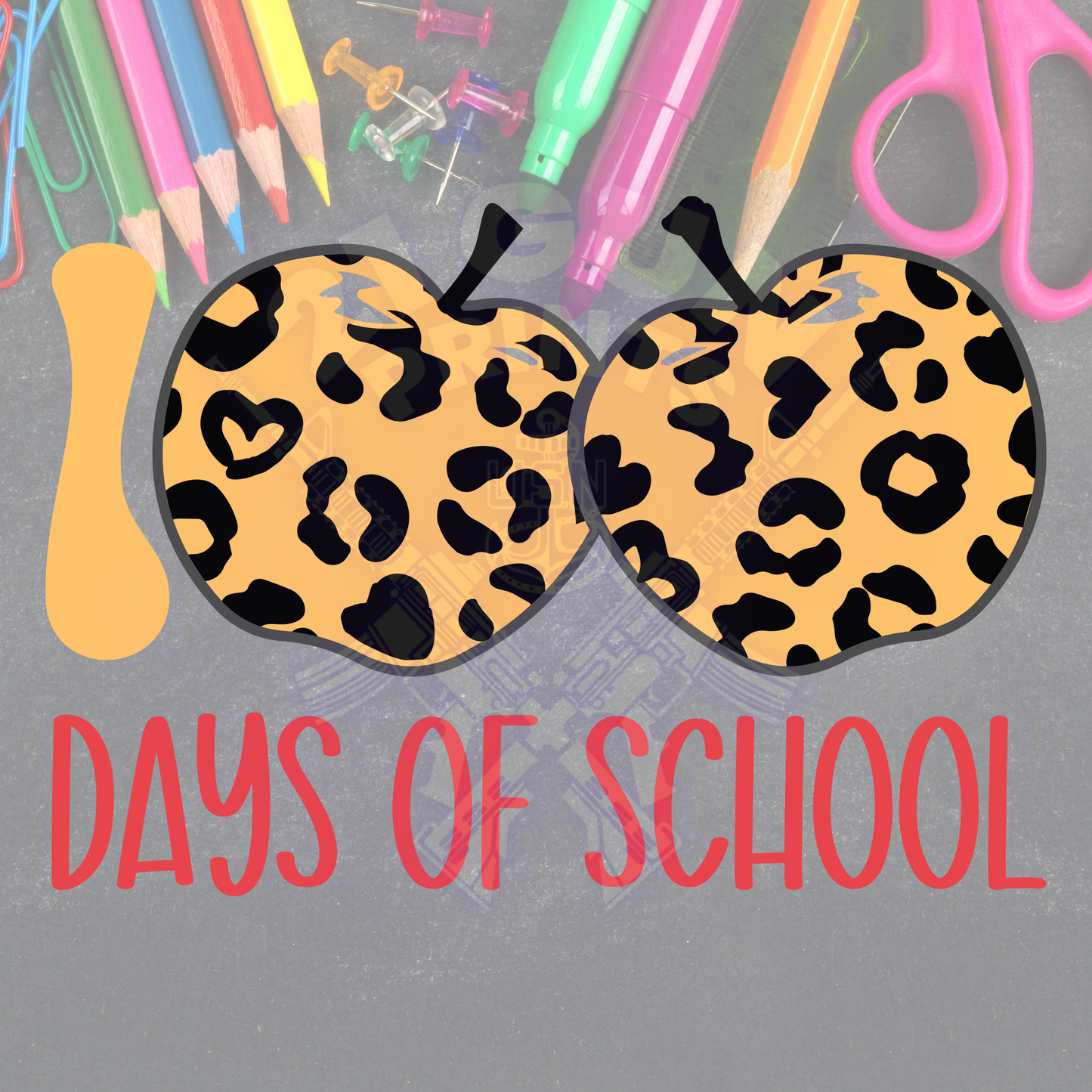 100 Days- Leopard Apples