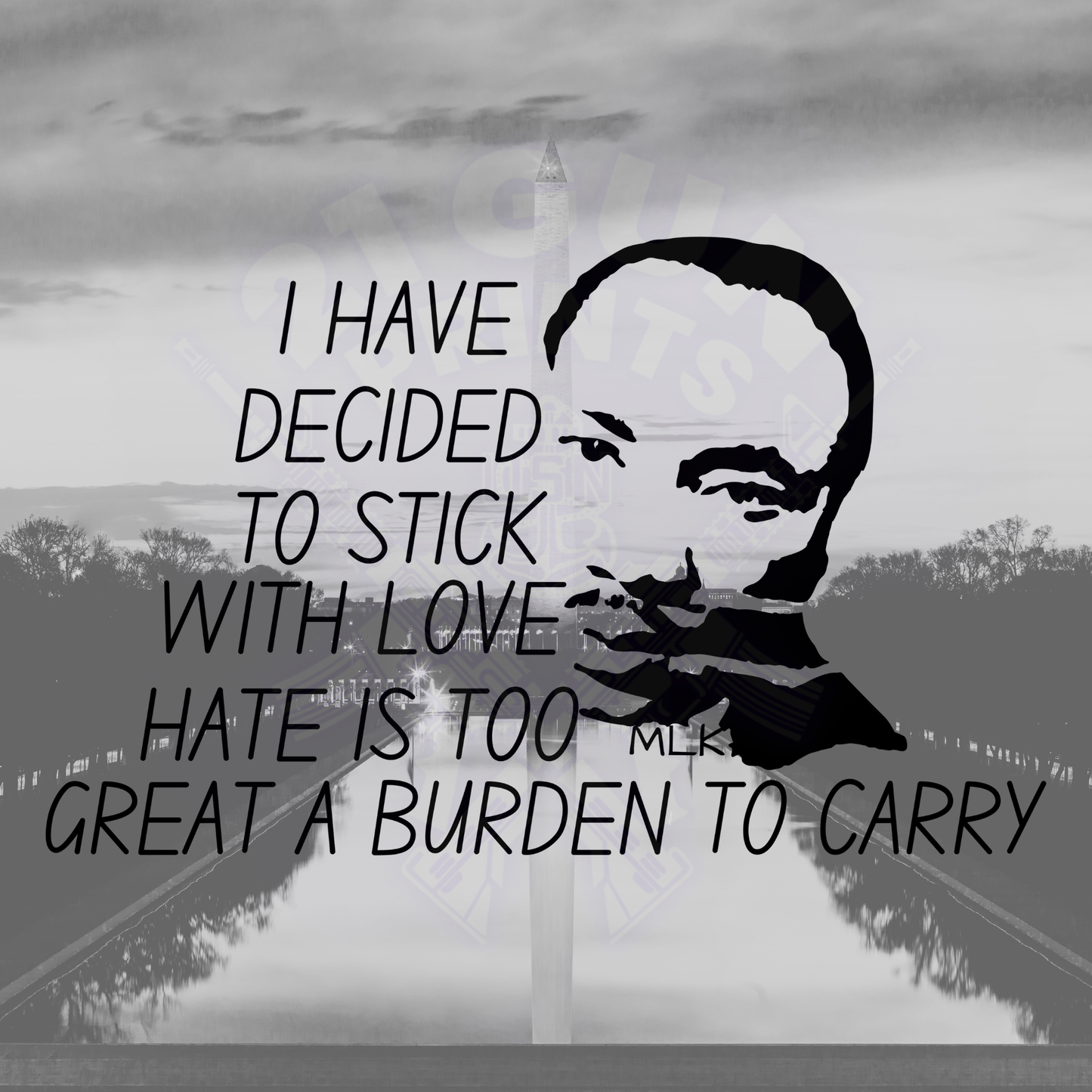 Hate is too Great a Burden