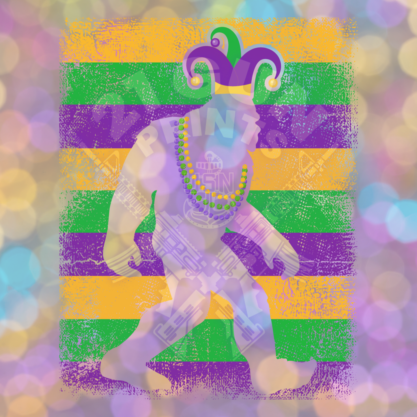 Mardi Gras Bigfoot
