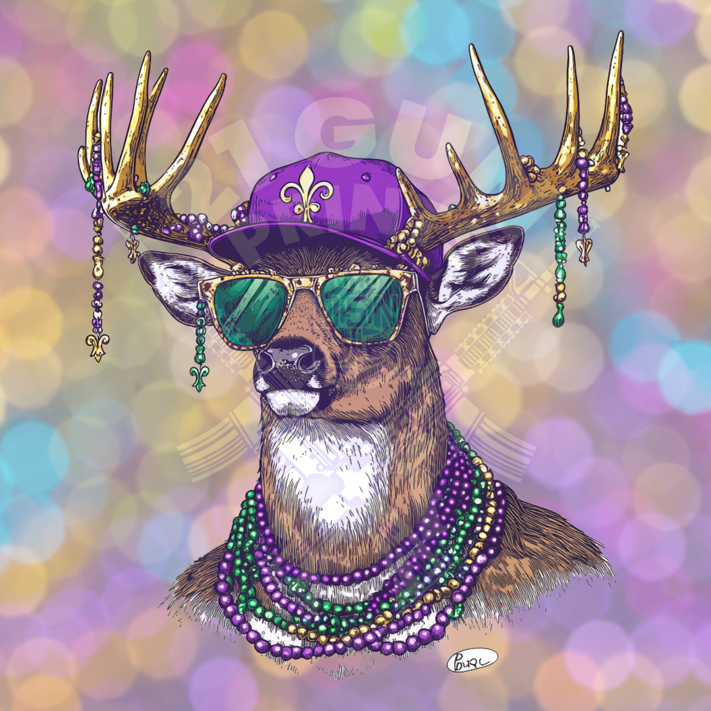 Mardi Gras Deer (3)