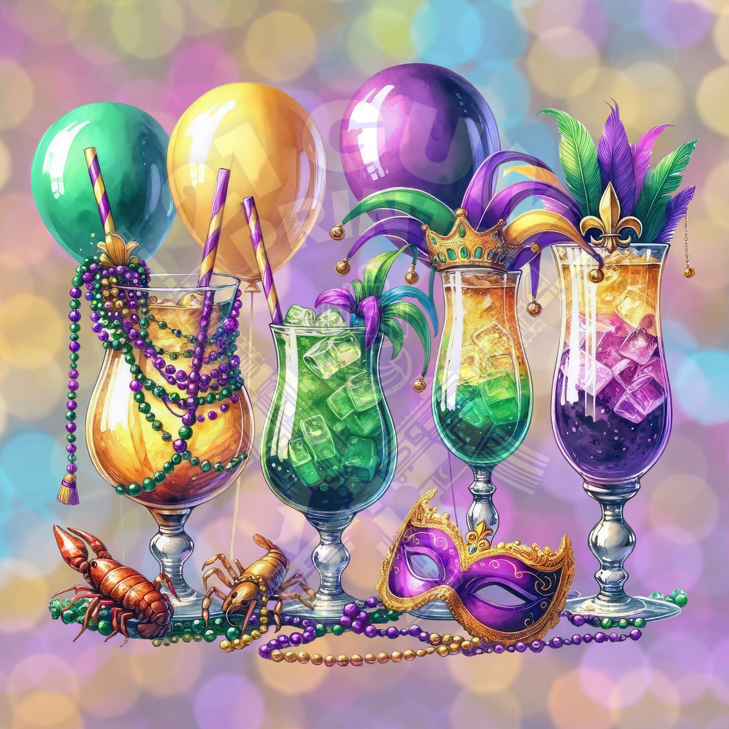 Mardi Gras Drinks
