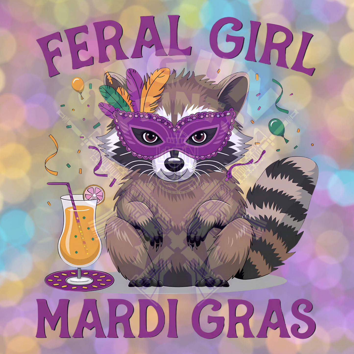 Mardi Gras Raccoon