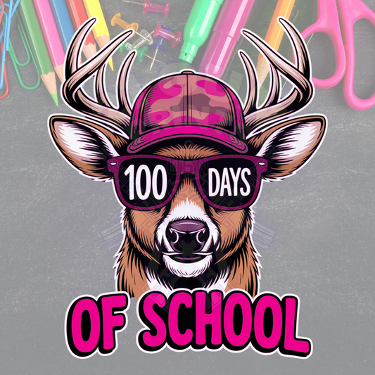 100 Days Deer- Pink
