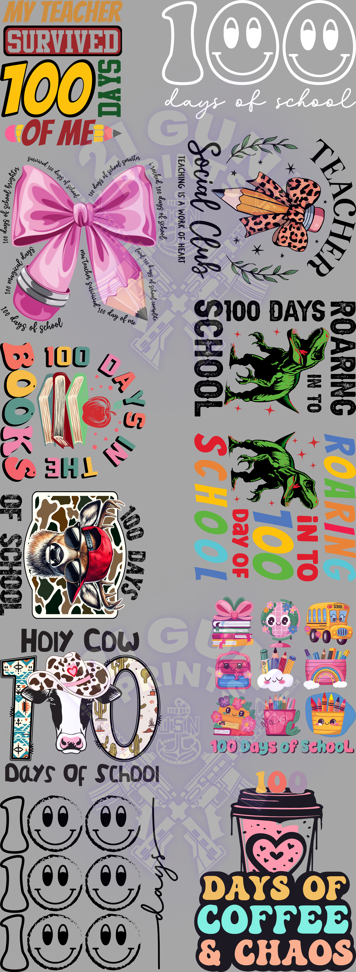 100 Days of School Gang Sheet (3)