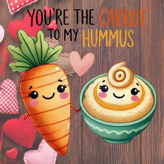 Carrot to my Hummus