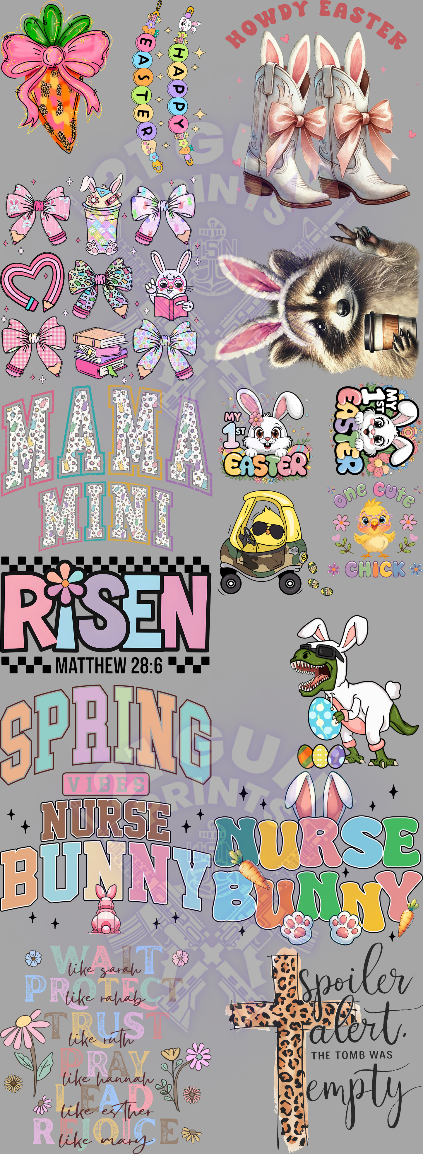 Easter (2) Gang Sheet