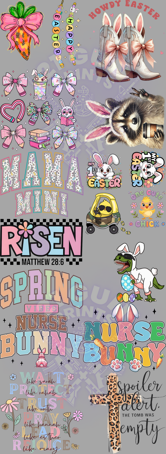 Easter (2) Gang Sheet