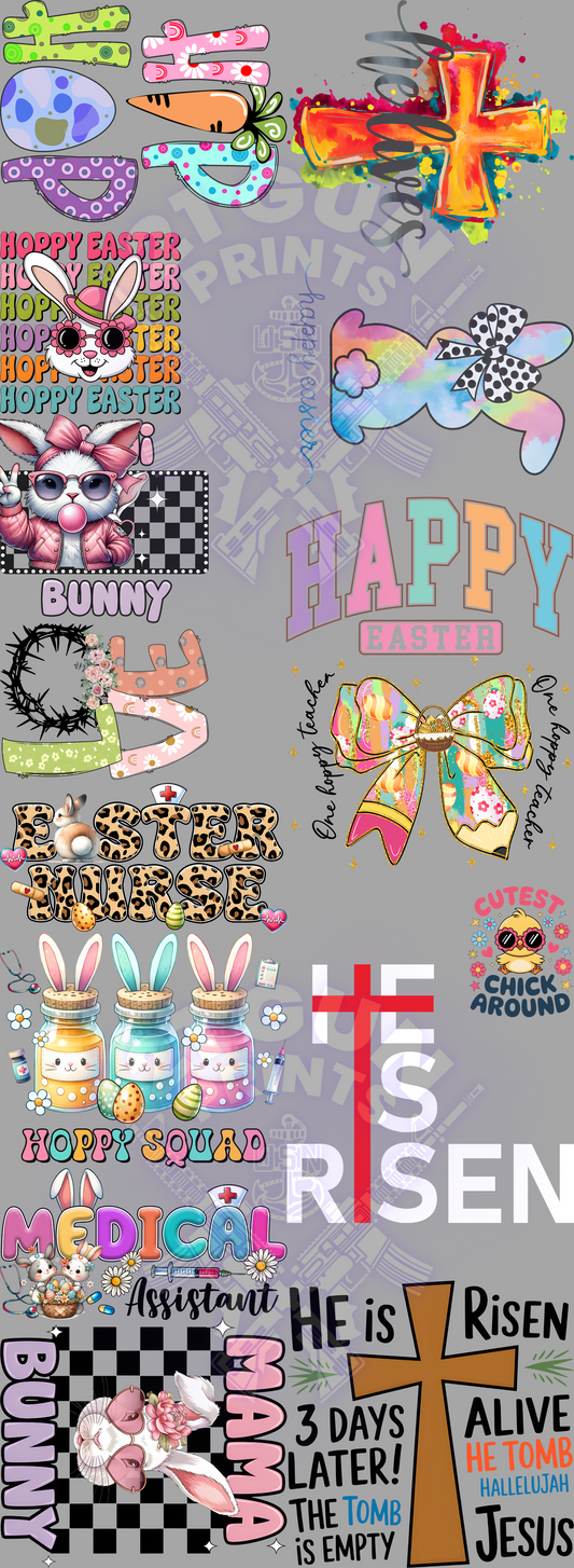 Easter (3) Gang Sheet
