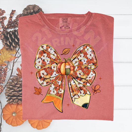 Fall Pencil Bow