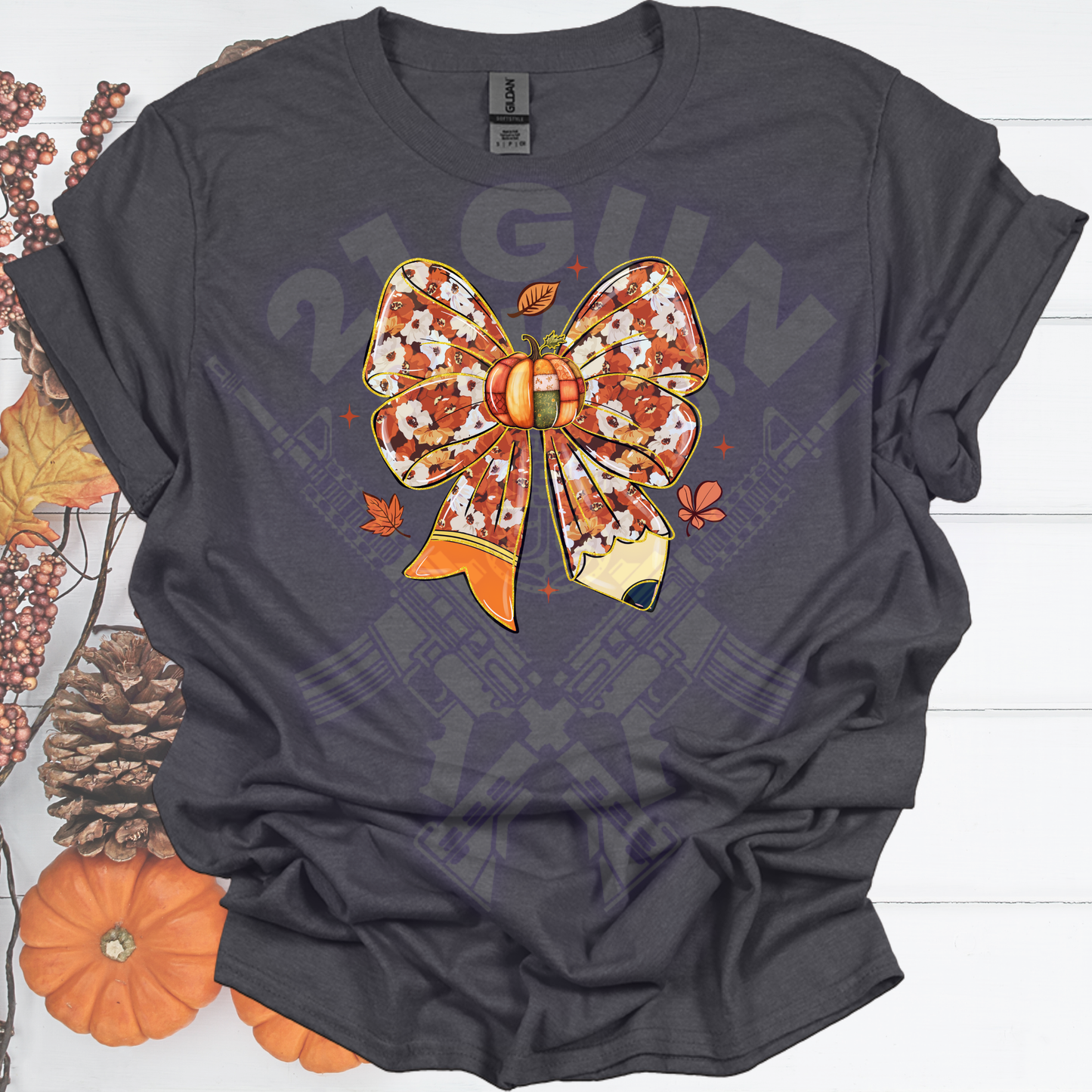 Fall Pencil Bow Shirt