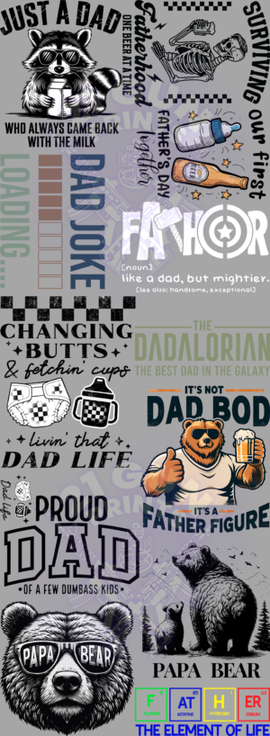 Father's Day (1) Gang Sheet