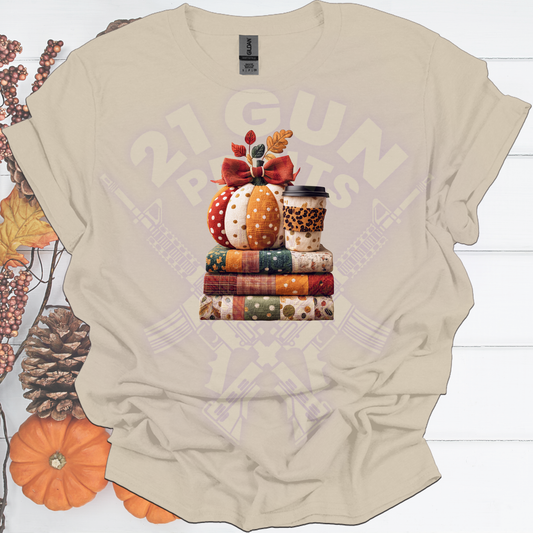 Faux Embroidered Fall Shirt