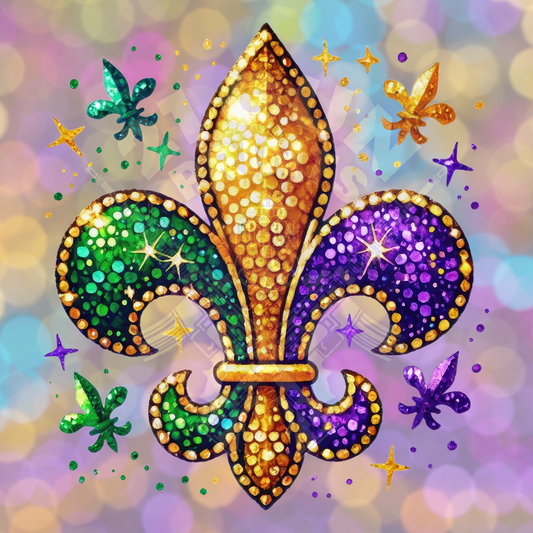 Fleur de Lis Sparkle