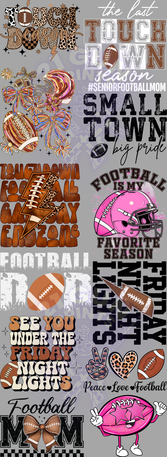 Football (3) Gang Sheet