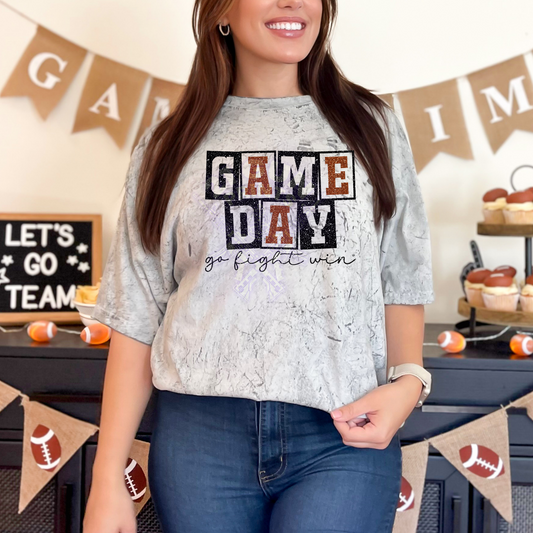 Game Day Glitter- Football