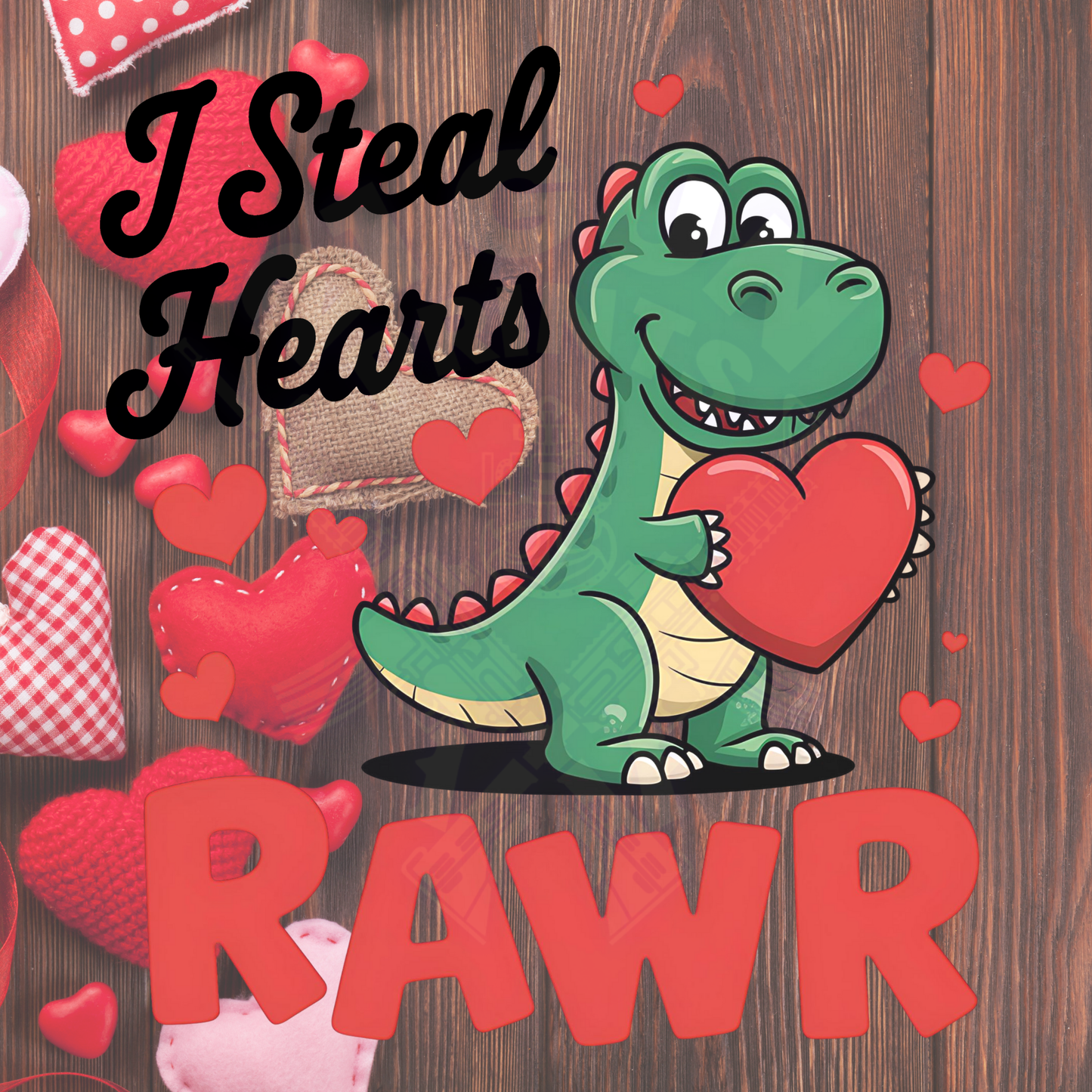 I Steal Hearts Dino
