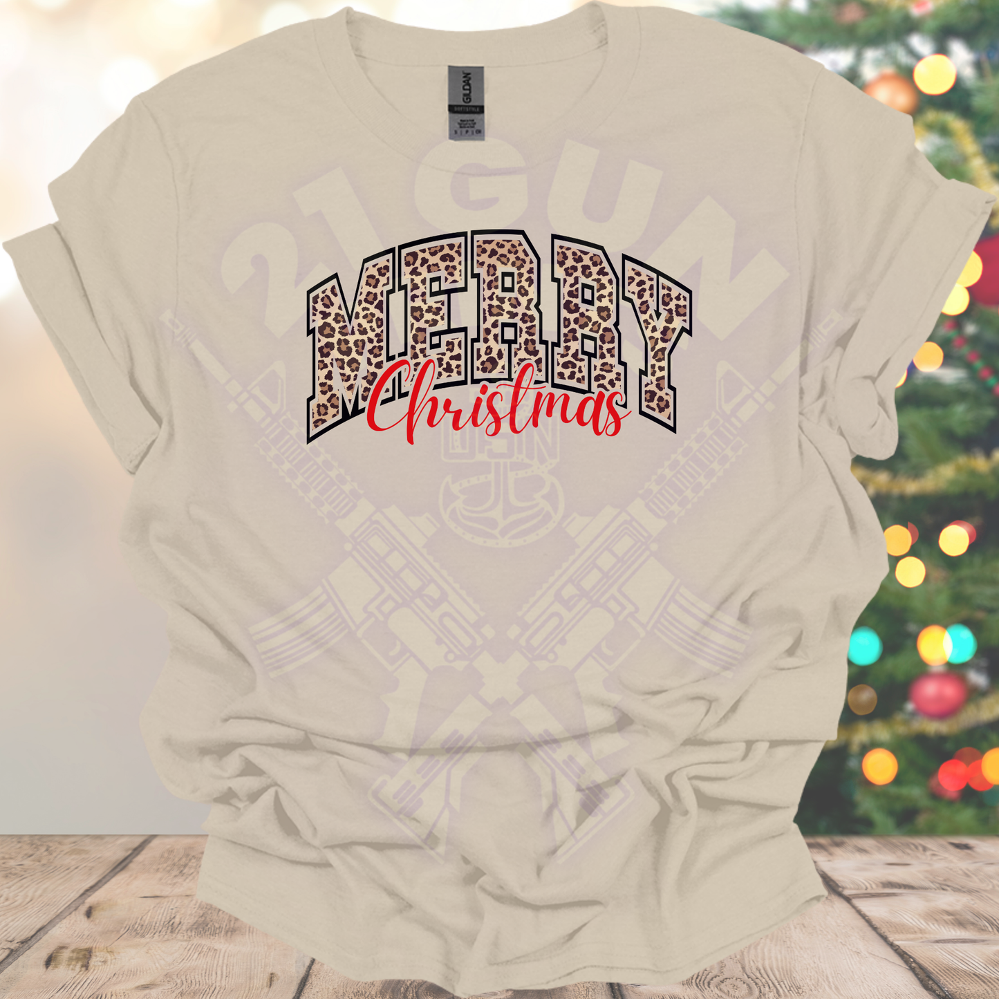 Leopard Merry Christmas