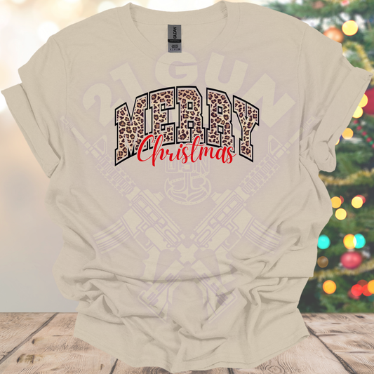 Leopard Merry Christmas