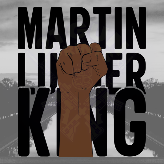 MLK Fist- black