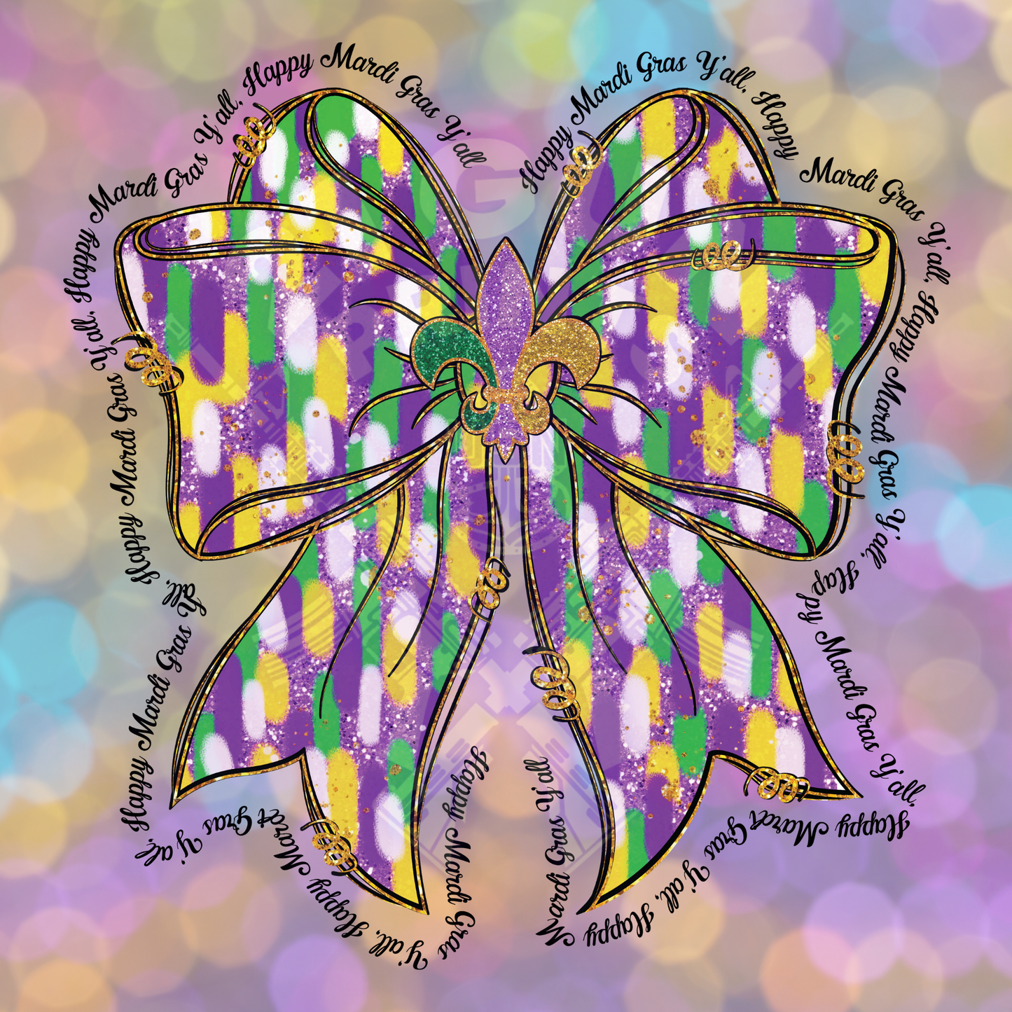 Mardi Gras Bow