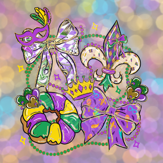 Mardi Gras Bows