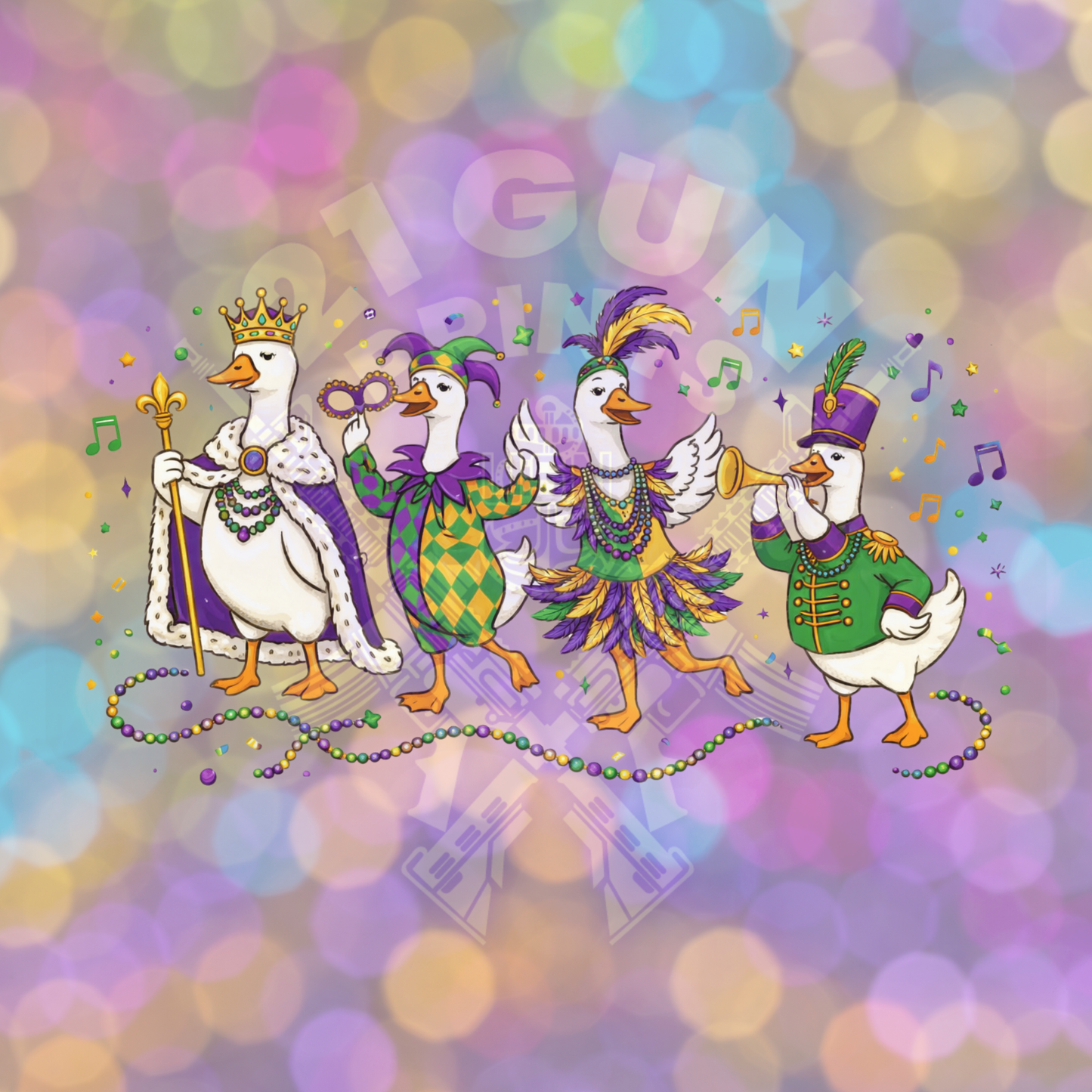 Mardi Gras Geese