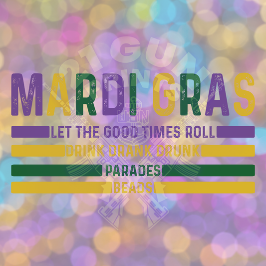 Mardi Gras Plans