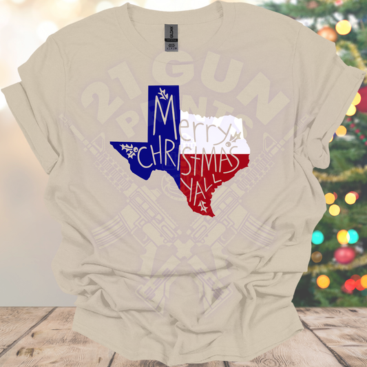 Merry Christmas Y'all TX Shirt
