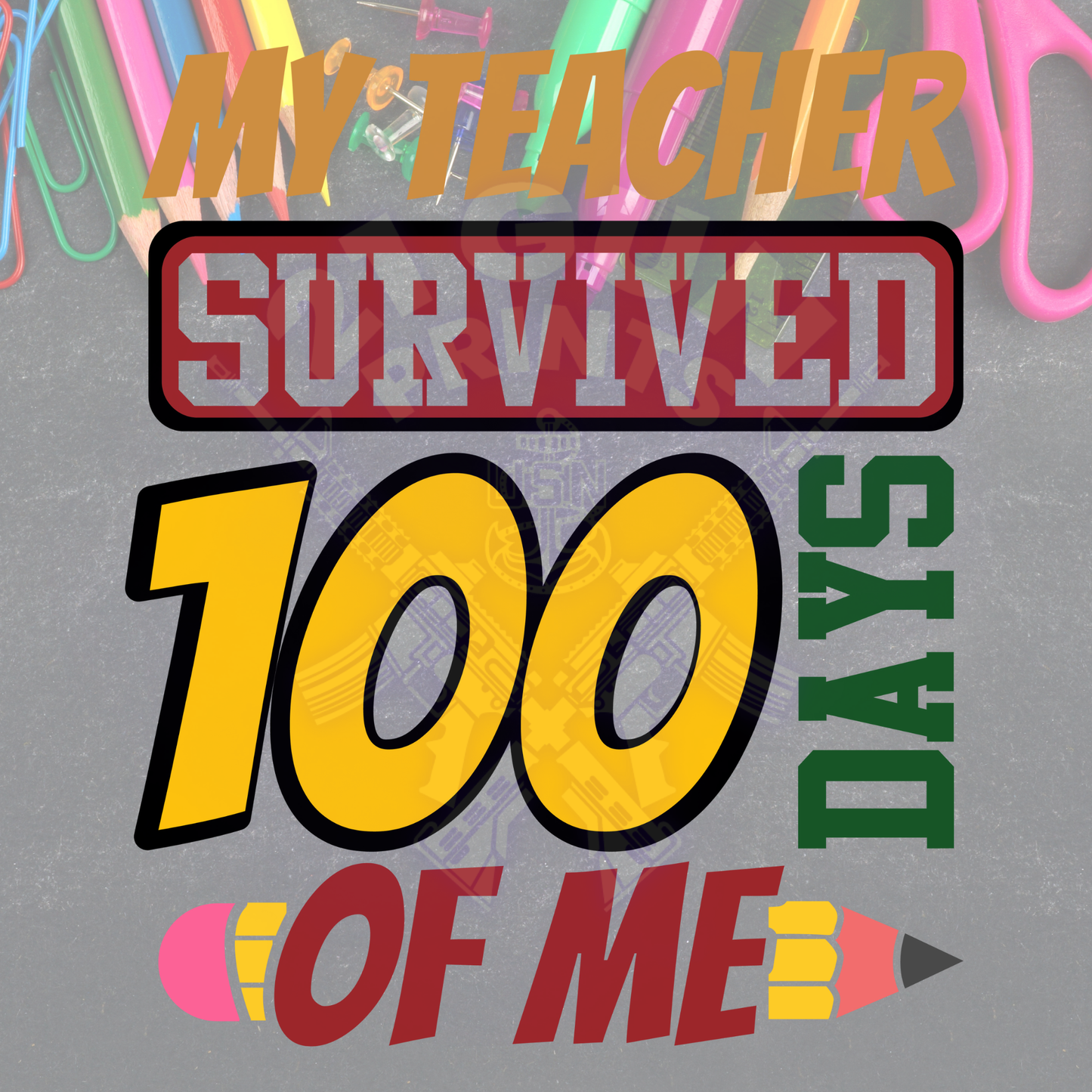 My Teacher Survived 100 Days of Me