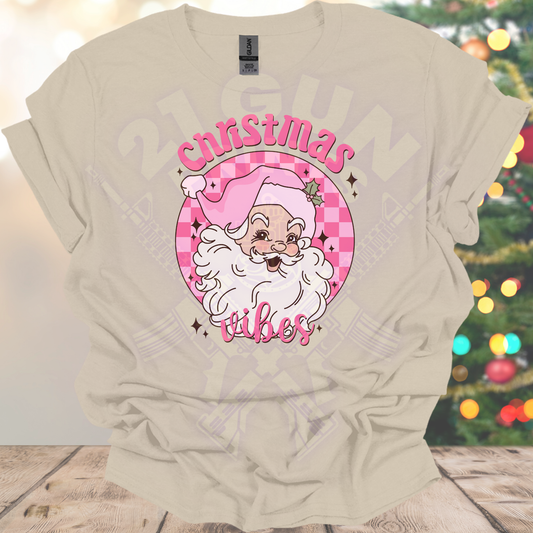 Pink Christmas Vibes Shirt