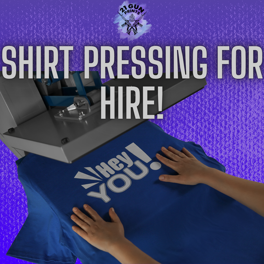 Shirt Pressing for Hire!