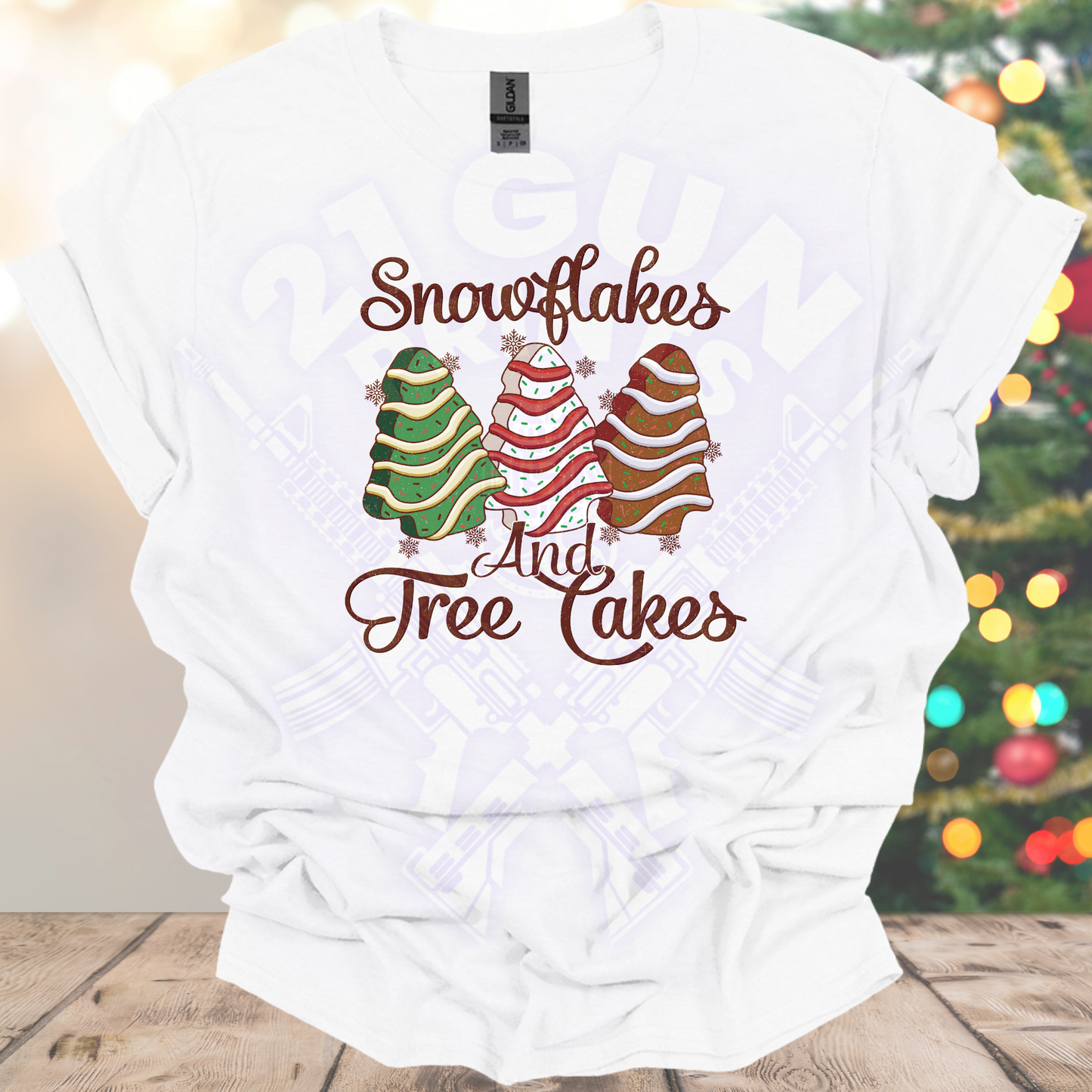 Snowflakes and Tree Cakes