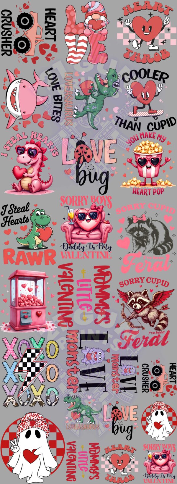 Valentine’s Day Kids Gang Sheet