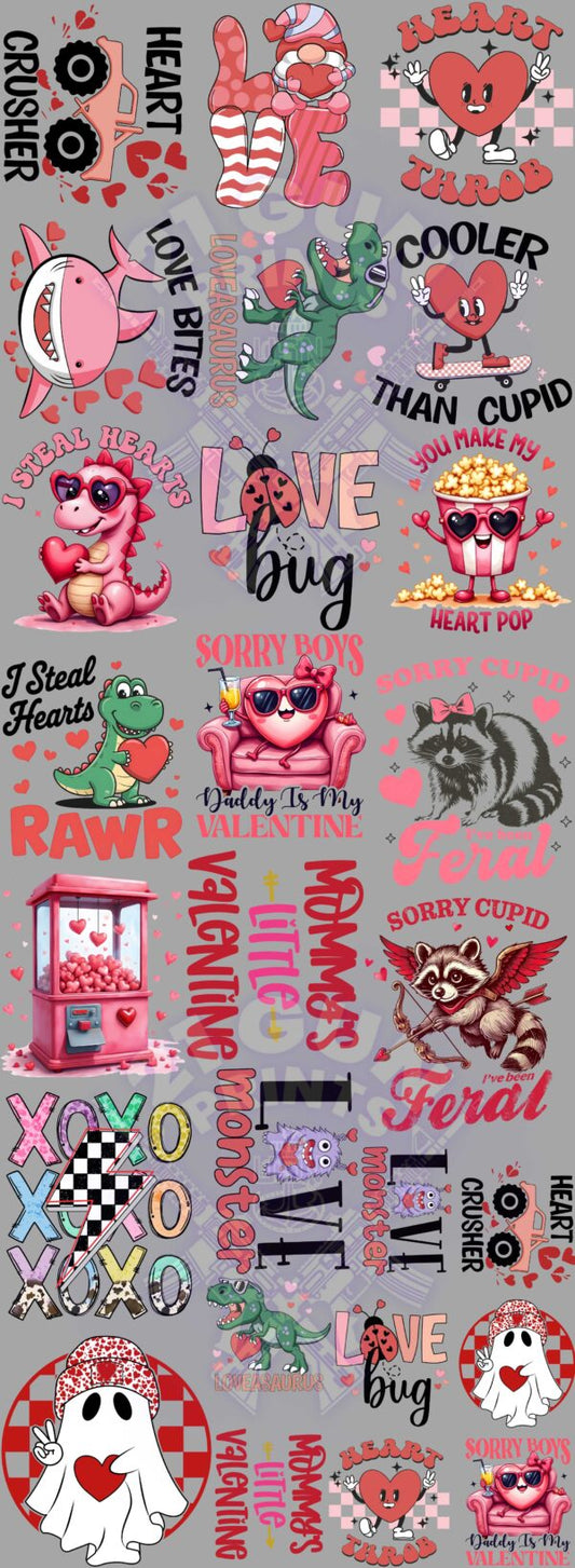 Valentine’s Day Kids Gang Sheet