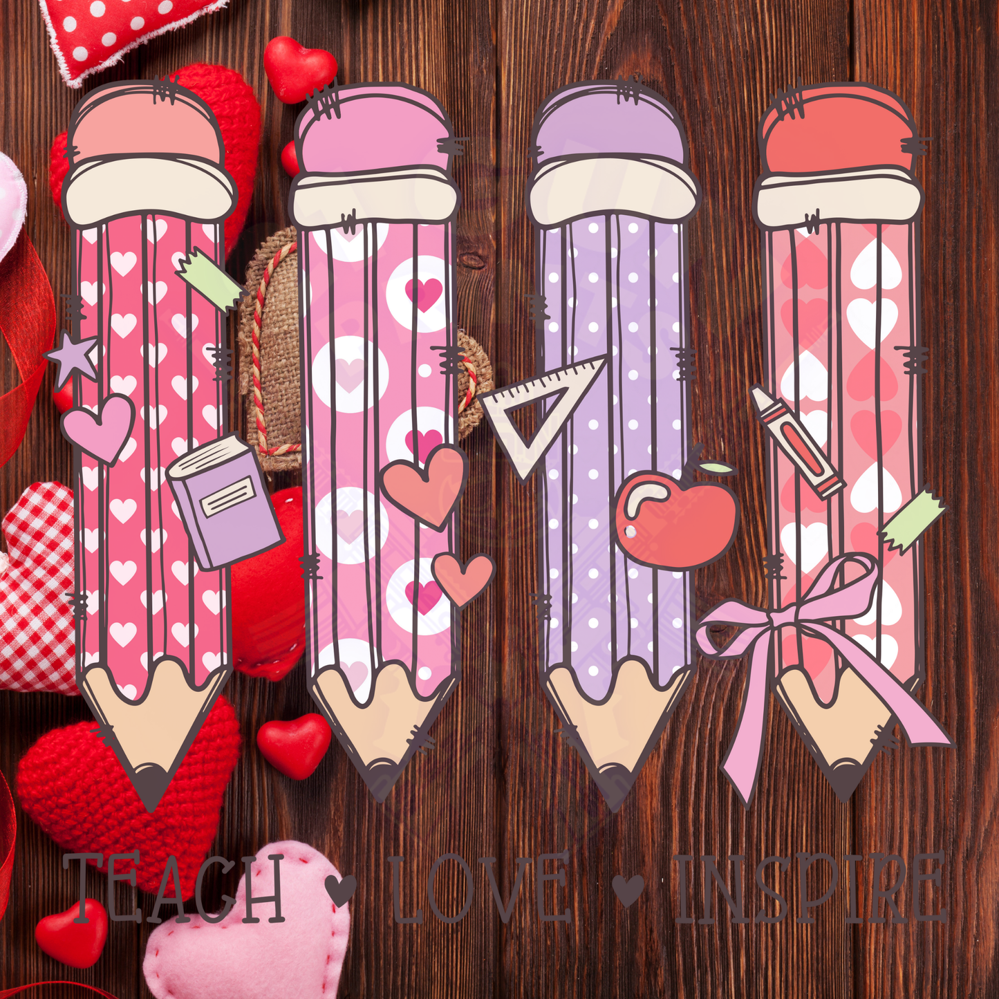 Valentines Pencils