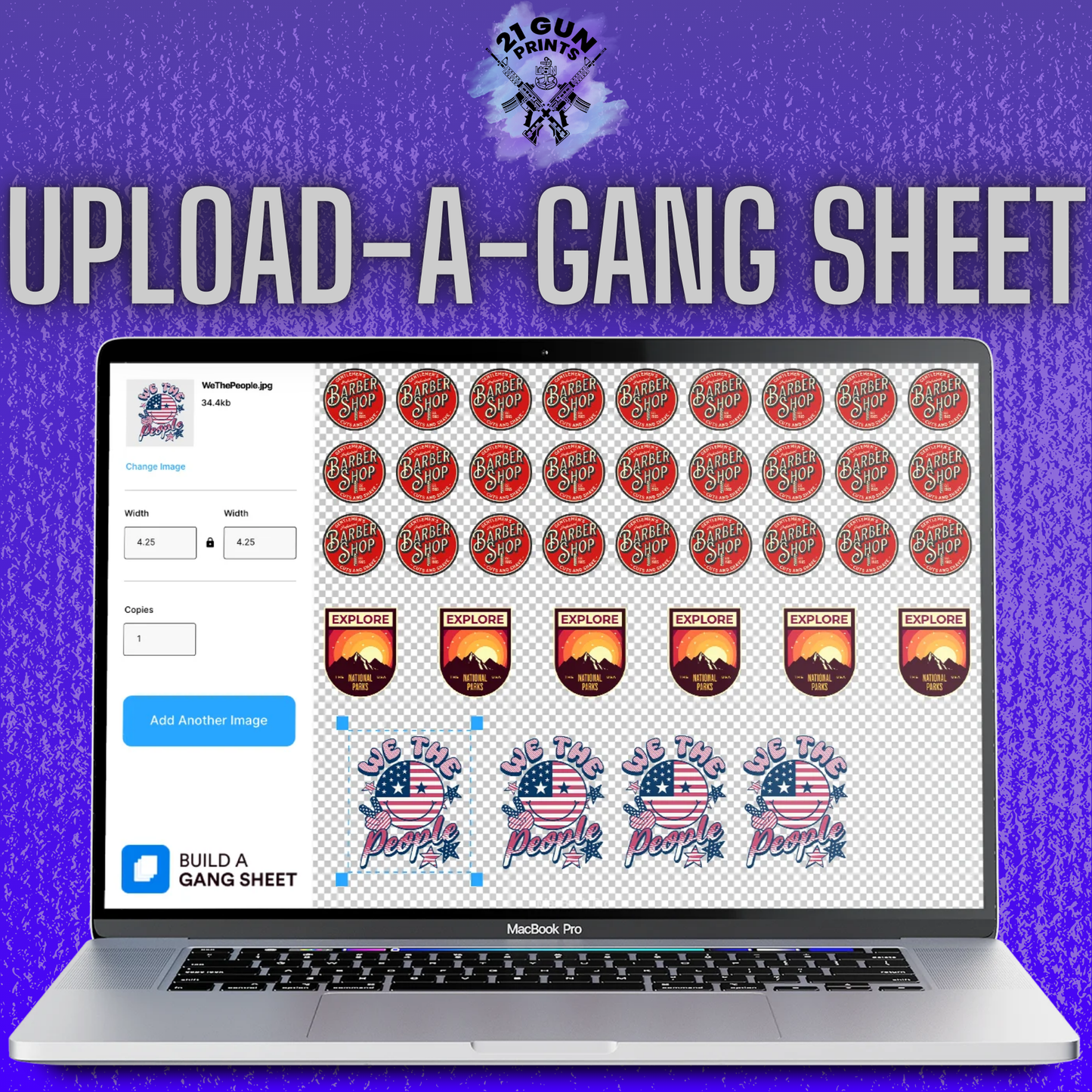 Upload-A-Gang Sheet