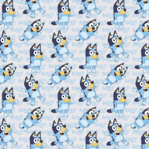 A Bluey PUFF Heat Transfer Vinyl - 12x18.5 inches with cartoon characters on it.