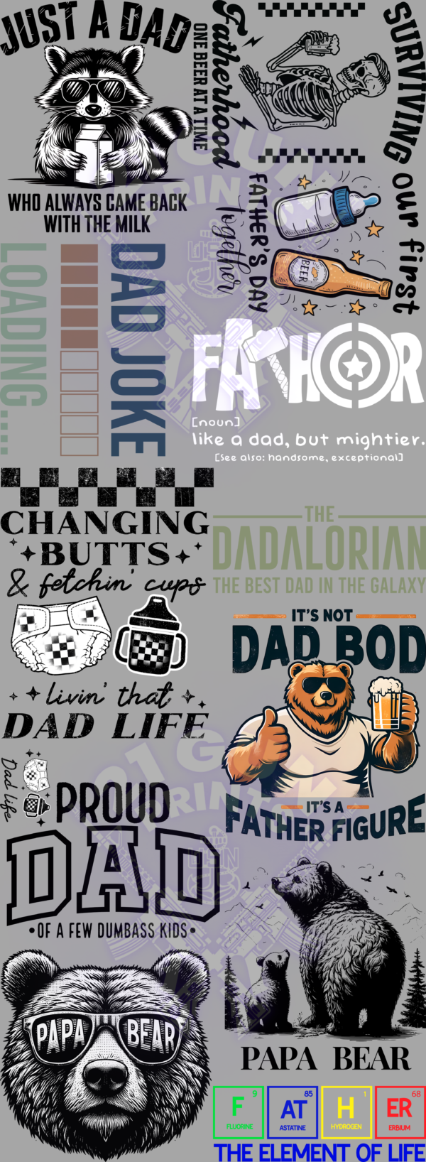 Father's Day (1) Gang Sheet