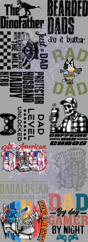 Father's Day (2) Gang Sheet