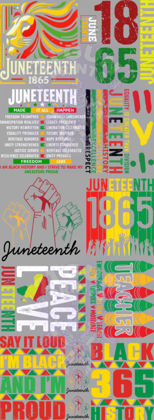 Juneteenth Gang Sheet